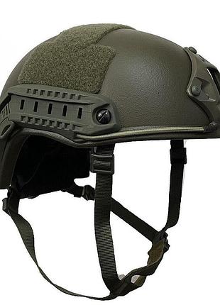Шлем тактический fast nij iiia баллистический кевларовый олива ranger green l