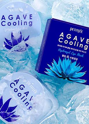Патчі під очі petitfee agave cooling hydrogel eye mask