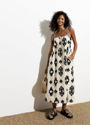Хлопковый сарафан new look