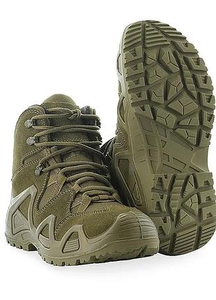 Ботинки тактические m-tac alligator, олива 42
