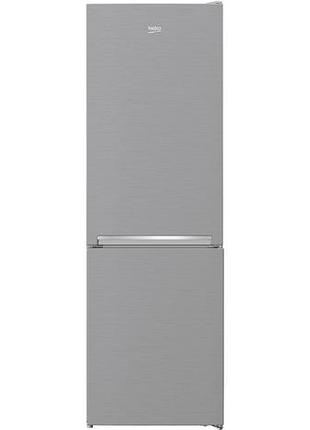 Холодильник beko rcna366k40xbn с нижн. мороз., 186x60x67, xолод.отд.-215л, мороз.отд.-109л, 2дв., e, nf, нержавеющая сталь