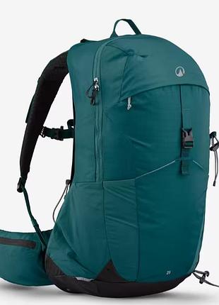 Туристический рюкзак quechua mh500 25л 54 × 30 × 23 см зеленый совместимые с питьевой системой