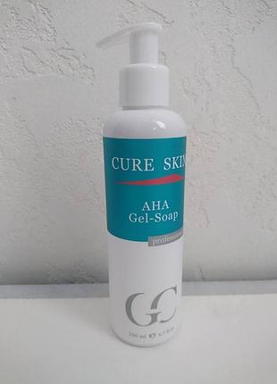 Гель-мыло с aha кислотами gel-soap cure skin 500ml