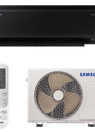 Інверторний кондиціонер samsung black diamond windfree ar70f09c1bbnua чорний
