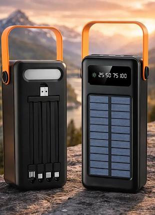Внешний аккумулятор / повербанк ym-636cx 60000mah / power bank solar 4хusb