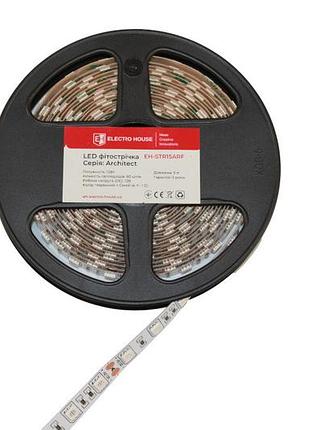 Led лента 12вт 12в smd5050 60 диодов красный+синий, серия architect, гарантия 3 года