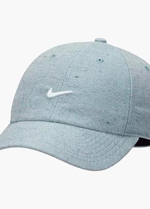 Кепка nike sportswear heritage86 cap turquoise (dv3166-379)