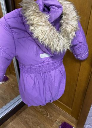 Куртка курточка пальто ленне lenne 116 зима 6 років2 фото