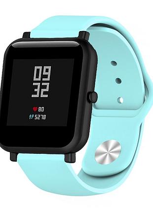 Силиконовый ремешок sport nike youth для xiaomi amazfit bip / lite / 20 мм мятный 1891p