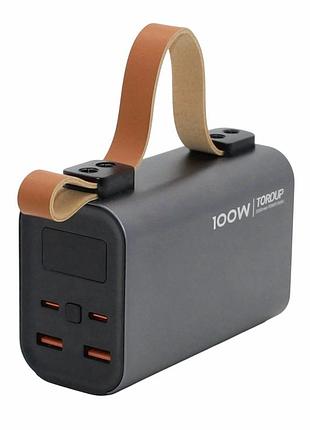 Power bank 30000 mah 100w pd для ноутбука та смартфона зі швидким заряджанням power delivery usb-c fast charging