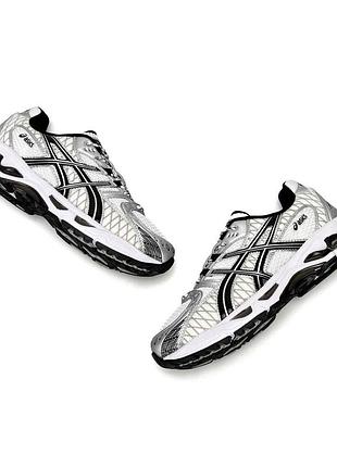 Asics gel-nimbus 10.1 white silver black 4