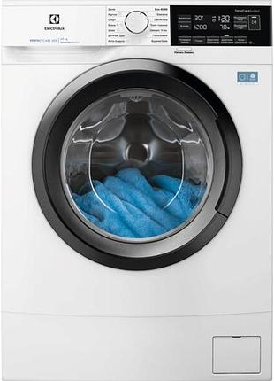 Пральна машина electrolux фронтальна, 7кг, 1400, a, 48см, дисплей, інвертор, білий