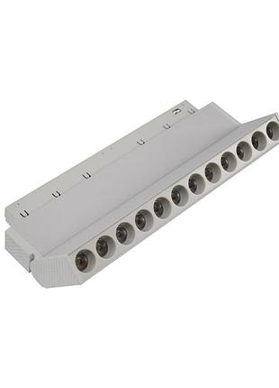 Led светильник трековый магнитный magnetic light поворотный 12вт 4000к 1020 лм, белый