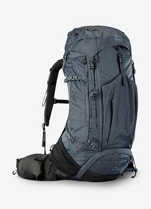 Туристический рюкзак для трекинга simond mt500 air (50л + 10л) 65 x 35 x 35см с дождевиком синий