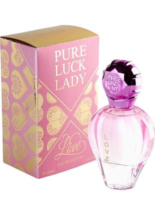Парфюмерная вода женская linn young pure luck lady love 100ml