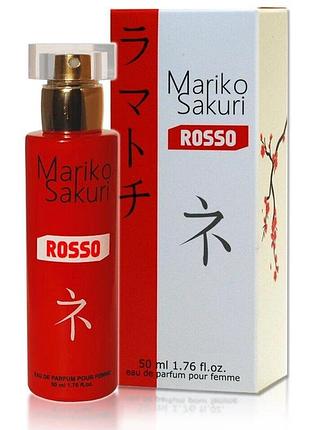 Духи с феромонами для женщин mariko sakuri rosso, 50 ml