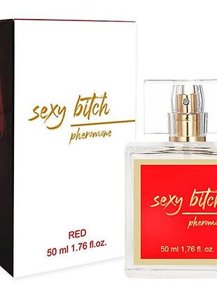 Парфюмерная вода с феромонами для женщин sexy bitch red pheromone, 50 ml