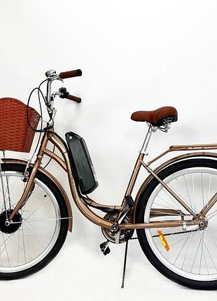 Электровелосипед dorozhnik akvamarin 26" (36v 500w, 16000ah)