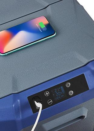 Холодильник автомобильный brevia 39л двухкамерный 22960