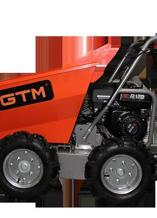 Бензиновый мини-транспортер gtm t30 300 кг, 7 к.с., полный привод 4×4