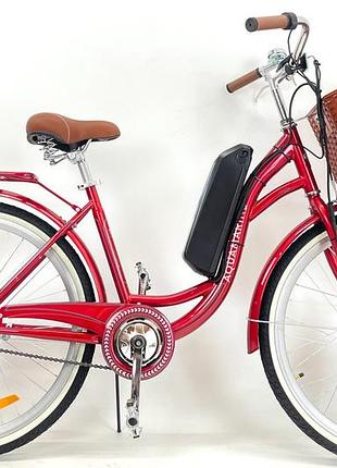 Электровелосипед dorozhnik akvamarin 26" (36v 500w, 18000ah)