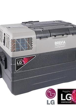 Холодильник автомобильный brevia 42л (компрессор lg) 22755
