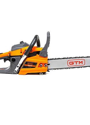 Бензопила gtm cn40-ch 1.7 квт, шина 35 см / 14"