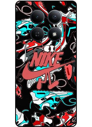 Чохол силіконовий бампер для xiaomi redmi note 15 pro 5g з малюнком найк nike
