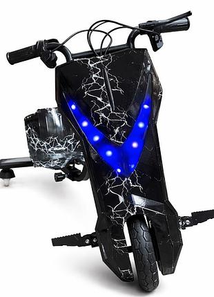 Дріфт-карт windtech crazy bug 500w чорна блискавка