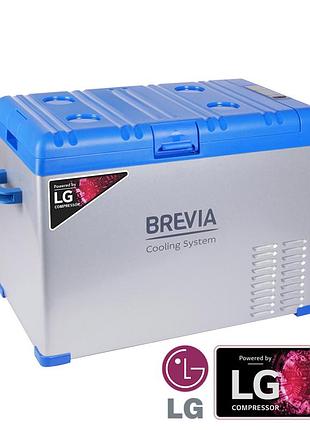 Холодильник автомобильный brevia 40л (компрессор lg) 22425