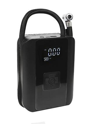 Портативный автомобильный компрессор helloleiboo cqb-006 беспроводной с дисплеем 9шт