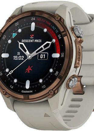 Часы-навигатор garmin descent mk3i, 43mm, skf12 pvd ti/fr gry, dive computer