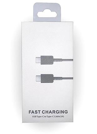 Кабель для зарядки type-c – type-c 25w black edition