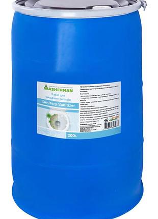 Средство для чистки унитазов sanitary sanitizer, туалетный утенок, 200 л