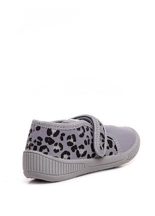 Туфли детские samy св.сер. леопард 24 4