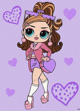 Картина за номерами - l.o.l. surprise! tweens fancy gurl