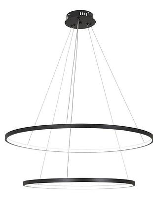 Люстра 7529832-2a black led (600+800)