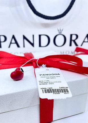 Срібний шарм намистина пандора pandora 793087c01 серце визнання, що змінює колір срібло s925 ale нове