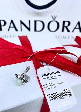 Срібний шарм підвіска намистина пандора pandora 799352c01 світлячок світиться в темряві срібло s925 ale нове