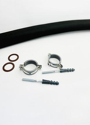 Шланг металевий гнучкий нержавіюча сталь 2”, 3,5бар flexy eco-flex ht 100 см (2 кріплення)