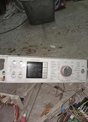 Б/у модуль індикації пральної машини bosch (інвертор). ako 738060-05 prg 740409-00 ak45 bsh 9000 474 849 - 01