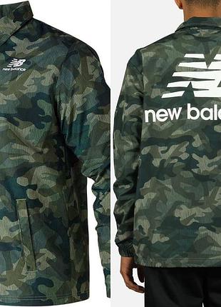 Чоловіча куртка вітровка new balance stacked coach jacket