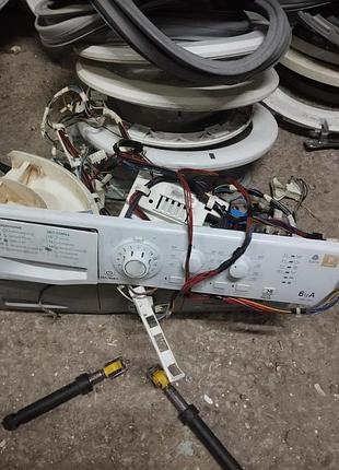 Б/у модуль управління пральної машини ariston wmsl 6085 та інші моделі. код: 21501120901 s/n: 1206201548 sw: 160108