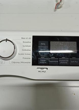 Б/у модуль індикації пральної машини electrolux а06012733/а, 152520092002471, 914340321-02 +перемикач режимів (як на фото)