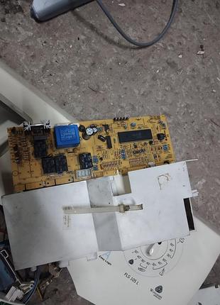 Б/у модуль управления стиральной машины ariston/ indesit. cod. 215005350.09 s/w 1.32