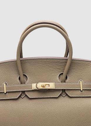 Сумка birkin 35 etoupe/gold 4