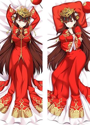 Аниме дакимакура yat sen лазурный путь azur lane (подушка обнимашка) 120*40 см 150, 50*150, 50