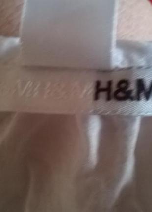 Рубашка хлопковая натуральная h&m3 фото