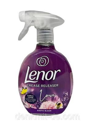 Lenor спрей для розгладження складок без прасування exotic bloom, 500 мл