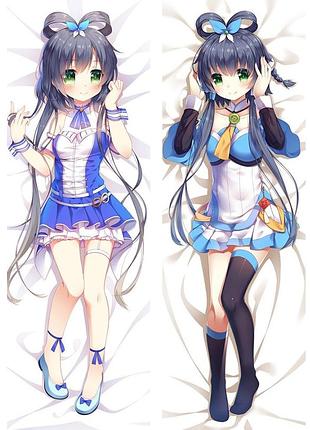 Аниме дакимакура вокалоид луо тяньи анимационный проект «vocaloid china» / вокалоид клуб (подушка обнимашка)